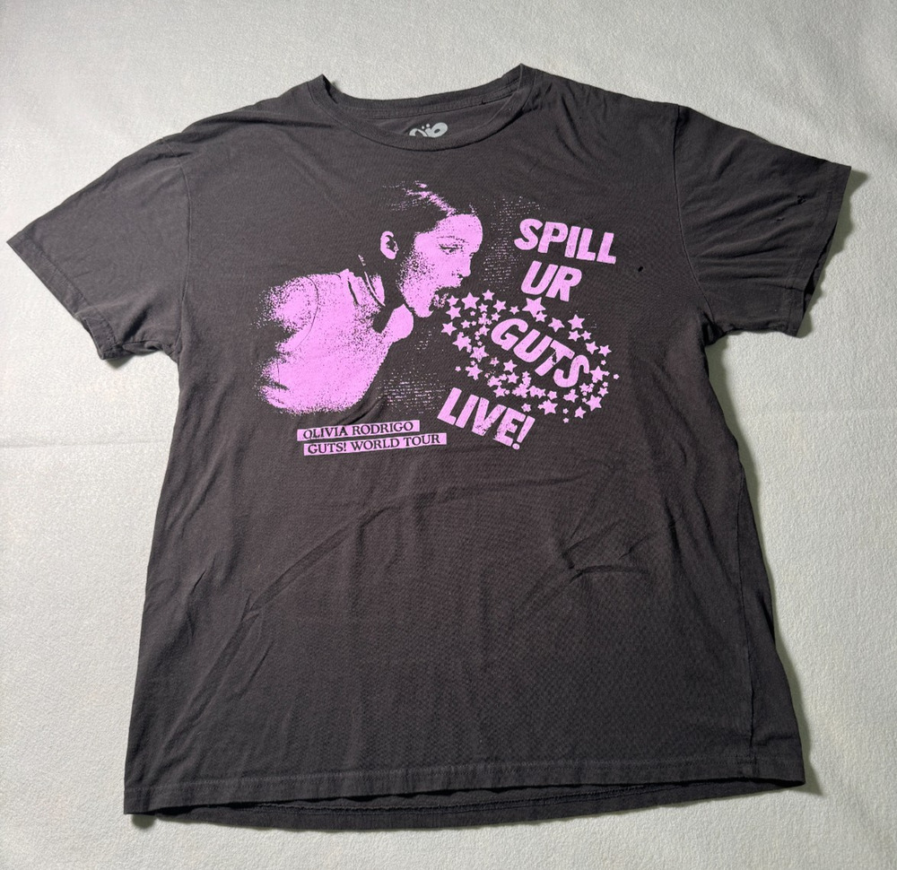 Olivia Rodrigo GUTS World Tour 2024 Spill UR Guts Size XL